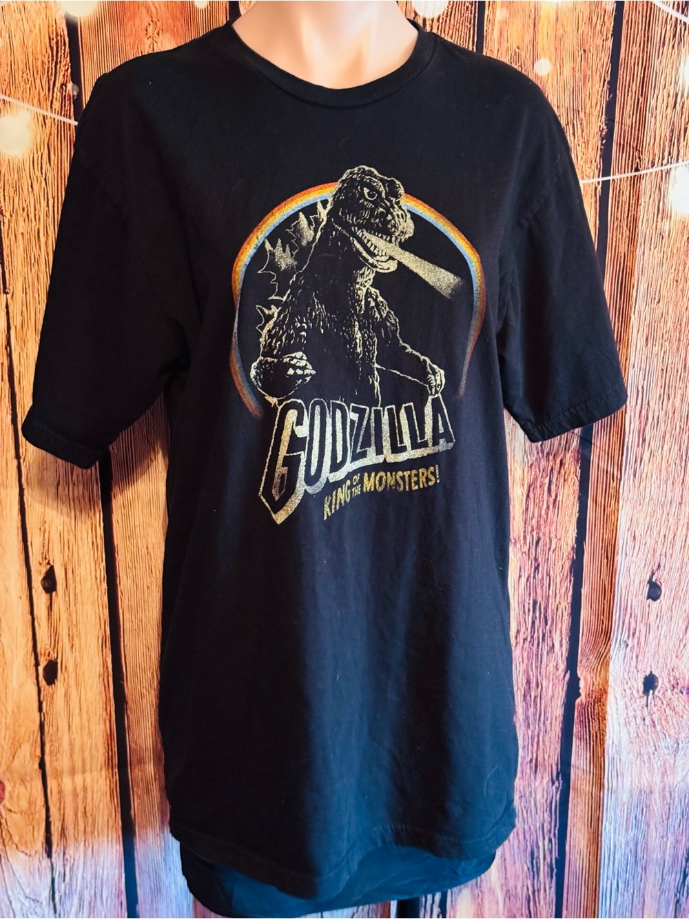 Hot Topic Black Godzilla 'King of Monsters' Graphic Tee